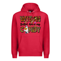 Cardinal Witch better have my candy Premium Hoodie - NancyCooperArtShop