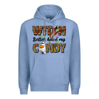 Colony Blue Witch better have my candy Premium Hoodie - NancyCooperArtShop
