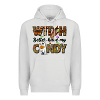 Dove Grey Witch better have my candy Premium Hoodie - NancyCooperArtShop