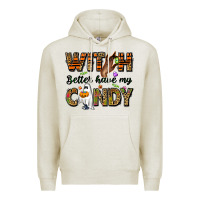 Oatmeal Heather Witch better have my candy Premium Hoodie - NancyCooperArtShop