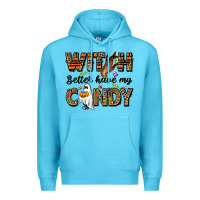 Ocean Blue Witch better have my candy Premium Hoodie - NancyCooperArtShop