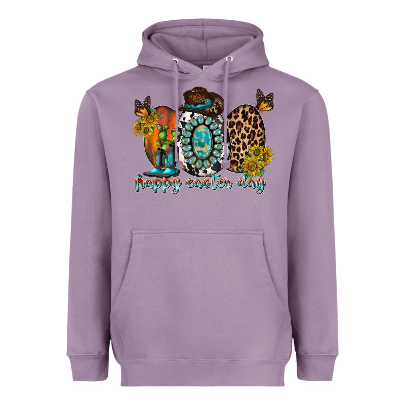 Happy Easter Egg Western Heavyweight Hoodie by RacoonDesign | Teevron
