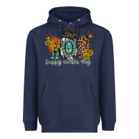 Navy happy easter egg western Heavyweight Hoodie - RacoonDesign