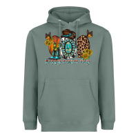 Sage happy easter egg western Heavyweight Hoodie - RacoonDesign