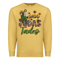 Antique Gold san judas tadeo sunflower Premium Sweatshirt - JahusDesignShop