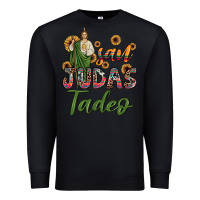 Black san judas tadeo sunflower Premium Sweatshirt - JahusDesignShop