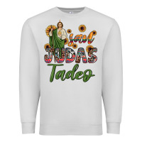 Dove Grey san judas tadeo sunflower Premium Sweatshirt - JahusDesignShop