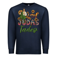 Navy san judas tadeo sunflower Premium Sweatshirt - JahusDesignShop