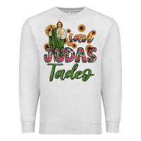 Oatmeal Heather san judas tadeo sunflower Premium Sweatshirt - JahusDesignShop