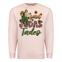 Pale Pink san judas tadeo sunflower Premium Sweatshirt - JahusDesignShop