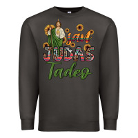 Smoke san judas tadeo sunflower Premium Sweatshirt - JahusDesignShop