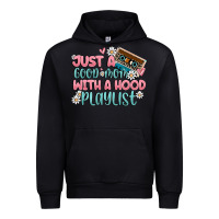 Just A Good Mom With A Hood Playlist Urban Hoodie | Teevron