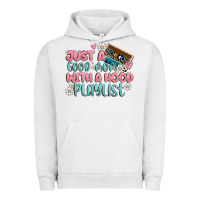 Pigment Lunar Rock just a good mom with a hood playlist Urban Hoodie - MaliasSmallBusiness