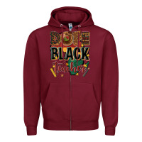 Burgundy dope black teacher Zipper Hoodie - texasbilliewilder