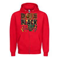 Red dope black teacher Zipper Hoodie - texasbilliewilder