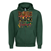 Sports Green dope black teacher Zipper Hoodie - texasbilliewilder