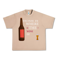 Burro HOME IS WHERE THE WINE IS Urban Heavy Tee - Bettercallsaul