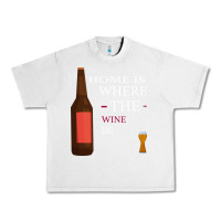 Lunar Rock HOME IS WHERE THE WINE IS Urban Heavy Tee - Bettercallsaul