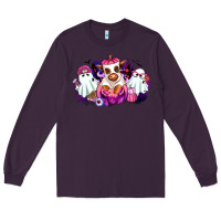 Plum Halloween ghost Heifer Long Sleeve Tee - RanaPortraitStore