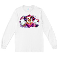White Halloween ghost Heifer Long Sleeve Tee - RanaPortraitStore