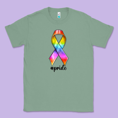 Classic Tee pride ribbon