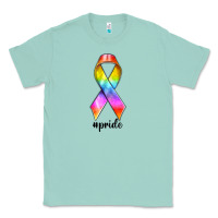 Seafoam pride ribbon Classic Tee - texasbilliewilder