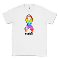 White pride ribbon Classic Tee - texasbilliewilder