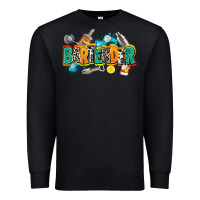 Black bartender Premium Sweatshirt - AdoDesignShop