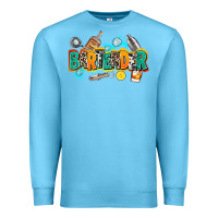 Ocean Blue bartender Premium Sweatshirt - AdoDesignShop