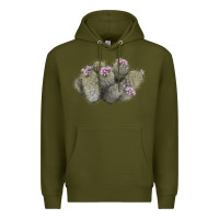 Army Green cob beehive cactus Premium Hoodie - LillyAllenDesigns