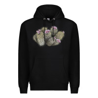 Black cob beehive cactus Premium Hoodie - LillyAllenDesigns