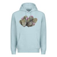 Blue Mist cob beehive cactus Premium Hoodie - LillyAllenDesigns