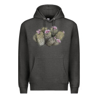 Charcoal Heather cob beehive cactus Premium Hoodie - LillyAllenDesigns