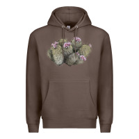 Coffee cob beehive cactus Premium Hoodie - LillyAllenDesigns