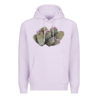 Lilac cob beehive cactus Premium Hoodie - LillyAllenDesigns