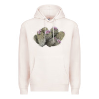 Pale Pink cob beehive cactus Premium Hoodie - LillyAllenDesigns