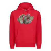 Red cob beehive cactus Premium Hoodie - LillyAllenDesigns