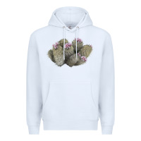 White cob beehive cactus Premium Hoodie - LillyAllenDesigns