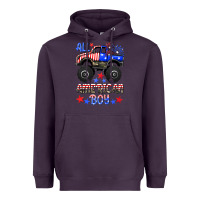 Plum all american boy Heavyweight Hoodie - HRA Design Shop