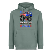 Sage all american boy Heavyweight Hoodie - HRA Design Shop