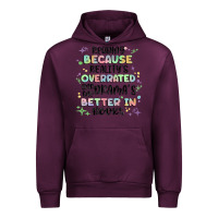 Mauve Wine reading because realitys overrated Urban Hoodie - MaliasSmallBusiness