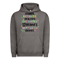 Pigment Tornado reading because realitys overrated Urban Hoodie - MaliasSmallBusiness