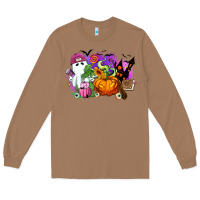 Toasted Coconut Halloween ghost and jack o lantern Long Sleeve Tee - RanaPortraitStore