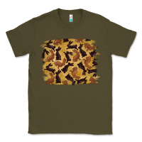 Army Green Bunny Pattern Classic Tee - RanaPortraitStore