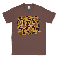 Chestnut Bunny Pattern Classic Tee - RanaPortraitStore