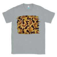 Heather Grey Bunny Pattern Classic Tee - RanaPortraitStore
