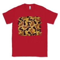 Red Bunny Pattern Classic Tee - RanaPortraitStore