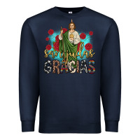 Navy san judas gracias Premium Sweatshirt - JahusDesignShop