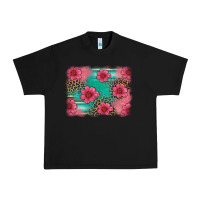 Black easter spring leopard serape background Urban Heavy Tee - Artiststas