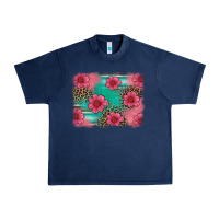 Navy easter spring leopard serape background Urban Heavy Tee - Artiststas